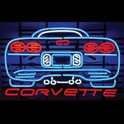 Watch It Speed Away Corvette Neon Sign