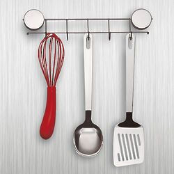 Stainless Steel Magnetic Kitchen Hook Rack