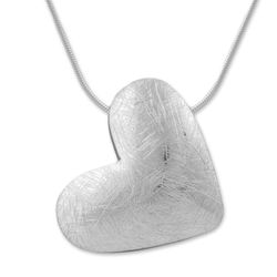 Kindhearted Sterling Silver Pendant Necklace