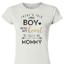 Personalized Stolen Heart Fitted T-Shirt