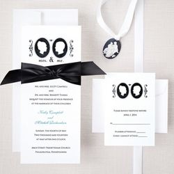 Romantic Cameo Wedding Invitation