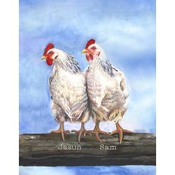 Chicken II Personalized Art Print