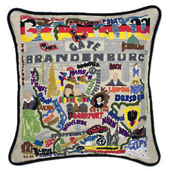 Hand Embroidered Germany Pillow