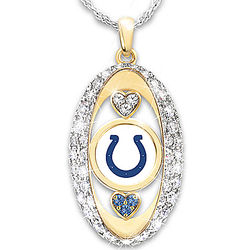 For the Love of the Game Indianapolis Colts Necklace