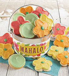 Mahalo Hawaiian Thanks Gift Pail of 16 Cookies