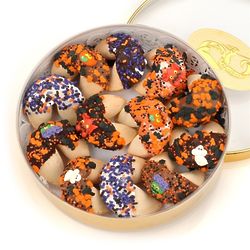 Halloween Wheel of Fortune Cookies with Personalized Messages