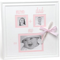 Pink Baby Autograph Wall Frame with Pen