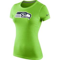 Seattle Seahawks Women's Logo Cotton Crew T-Shirt