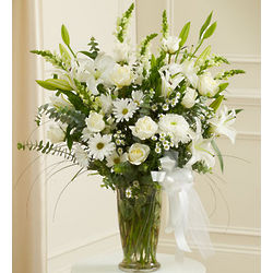 Beautiful Blessings White Vase Arrangement
