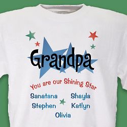 Grandpa Shining Star T-Shirt