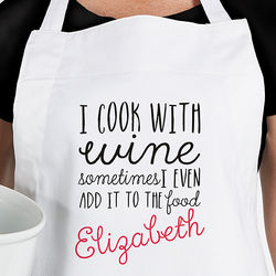 Sassy Cook Personalized Apron
