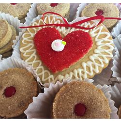 Red Hot Valentine's Snickerdoodle Cookies