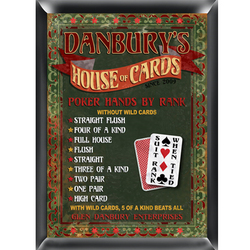 Personalized House of Cards Pub Sign