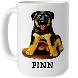 Personalized German Shepherd Puppy Mug