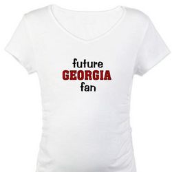 Future Georgia Fan Bulldogs Maternity T-Shirt