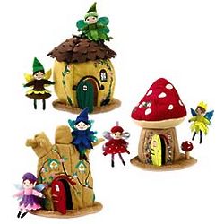 Woodland Fairy Home with Fairies