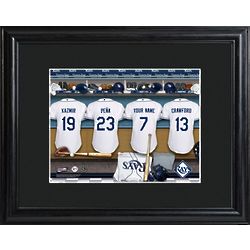 Tampa Bay Devil Rays Clubhouse Framed Personalized Print