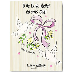 Personalized True Love Never Grows Old Art Print