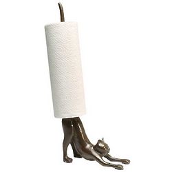 Cast Iron Cat Paper Towel Holder