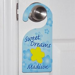 Personalized Sweet Dreams Door Hanger