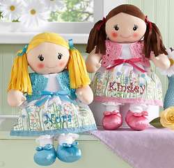 Personalized All Dressed Up Springtime Rag Doll