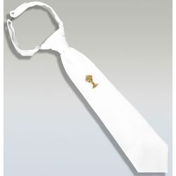 First Communion White Tie with Chalice