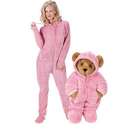 teddy bear footie pajamas