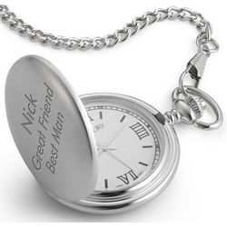 Pocket Watch with White Dial