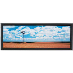 Panoramic Field and Sky Framed Print