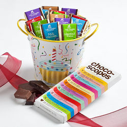 Birthday Bucket Filled with Chocolates