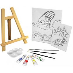 Junior Art Easel and Paint Set