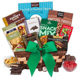 Gourmet Treats and Snacks Valentine's Day Gift Basket for Him