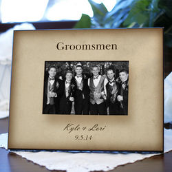 Personalized Wedding Party Printed Frame
