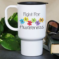 Fight for Autism Awareness Travel Mug