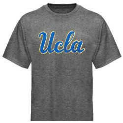 UCLA Bruins Ash Distressed Logo Vintage T-Shirt