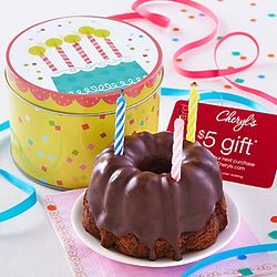 New Birthday Gracelet Greeting Chocolate Cake