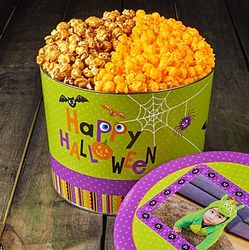 2 Gallon Happy Halloween Buttered Popcorn Gift Tin