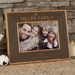 Family Is Precious 4x6 Personalized Printed Wood Frame