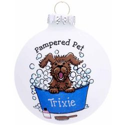 Pampered Pet Personalized Christmas Ornament