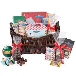 Festive Greetings Chocolate and Sweets Gift Basket
