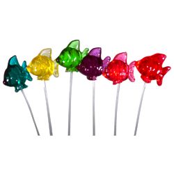 100 Fancy Fish Lollipops