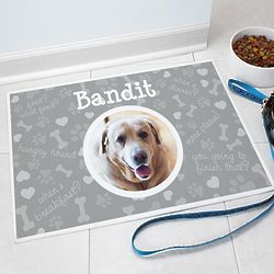 Custom Photo and Personalized Name Pet Doormat