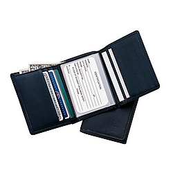 Men's Leather Trifold Wallet