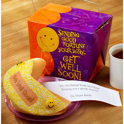 Personalized Gigantic Get Well Fortune Cookie