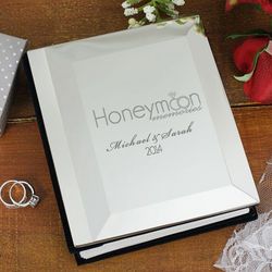 Silver Engraved Honeymoon Photo Album