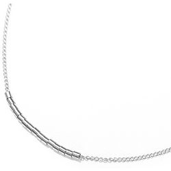 Balance Sterling Silver Smooth Bead Necklace