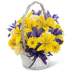 Spirit Of Spring Basket of Flowers