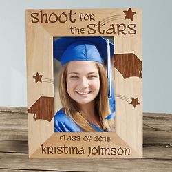 Shoot for the Stars Engraved Graduation Frame