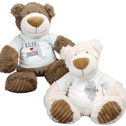 Personalized Always Together Teddy Bear Set
