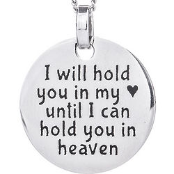 Hold You In My Heart Bereavement Necklace